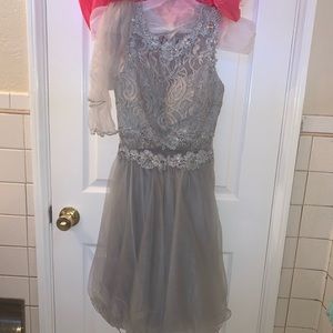 Gray Party Dress